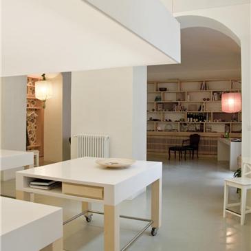 tavoli mobili, legno acciaio e corian